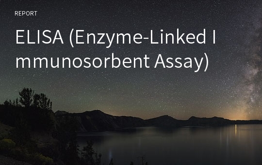 ELISA (Enzyme-Linked Immunosorbent Assay)