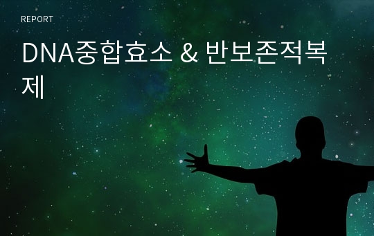 DNA중합효소 &amp; 반보존적복제