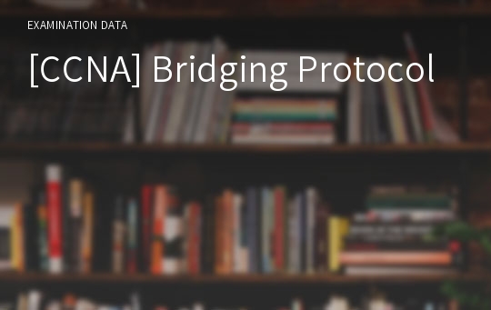 [CCNA] Bridging Protocol