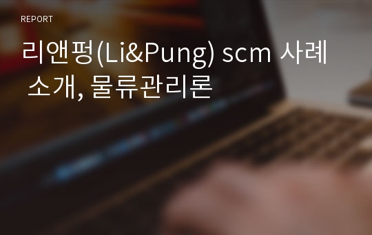 리앤펑(Li&amp;Pung) scm 사례 소개, 물류관리론