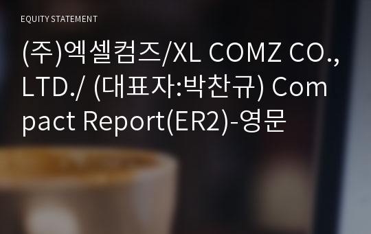 (주)엑셀컴즈 Compact Report(ER2)-영문