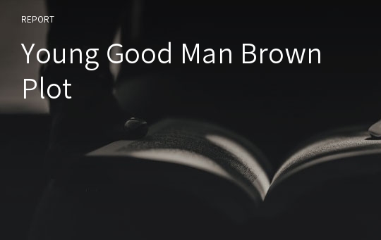 Young Good Man Brown Plot