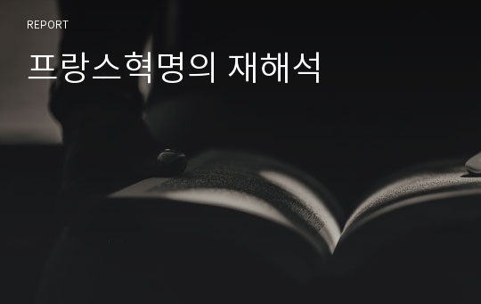 프랑스혁명의 재해석