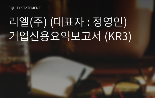 리엘(주) 기업신용요약보고서 (KR3)