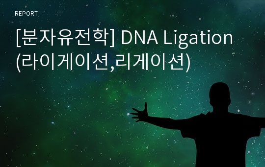[분자유전학] DNA Ligation (라이게이션,리게이션)