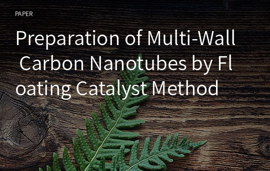 Preparation of Multi-Wall Carbon Nanotubes by Floating Catalyst Method