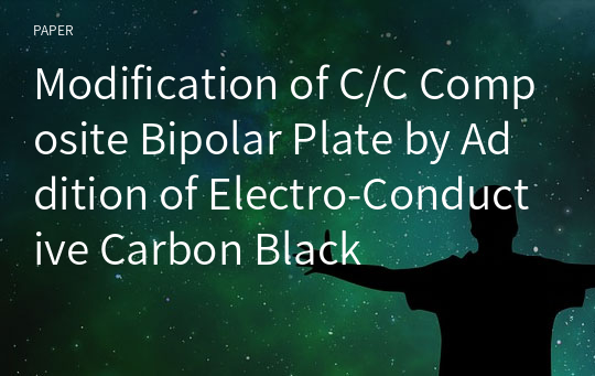 Modification of C/C Composite Bipolar Plate by Addition of Electro-Conductive Carbon Black