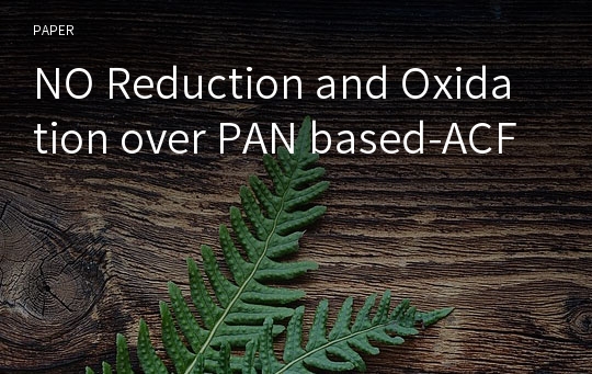 NO Reduction and Oxidation over PAN based-ACF