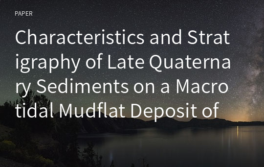 Characteristics and Stratigraphy of Late Quaternary Sediments on a Macrotidal Mudflat Deposit of Namyang Bay, Western Coast of Korea
