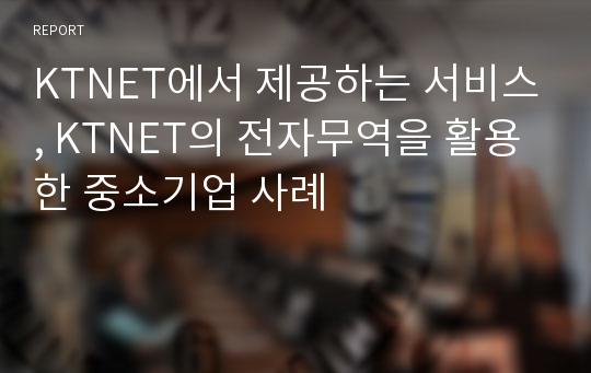 KTNET에서 제공하는 서비스, KTNET의 전자무역을 활용한 중소기업 사례