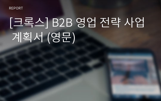 [크록스] B2B 영업 전략 사업 계획서 (영문)