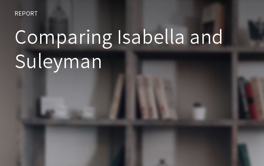 Comparing Isabella and Suleyman