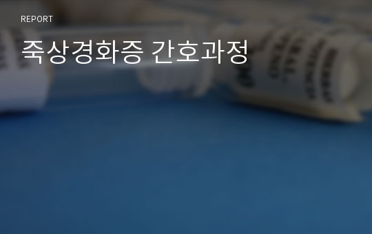 죽상경화증 간호과정