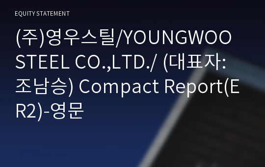 (주)영우스틸 Compact Report(ER2)-영문