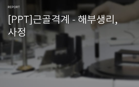 [PPT]근골격계 - 해부생리, 사정