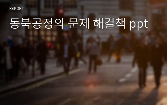 동북공정의 문제 해결책 ppt