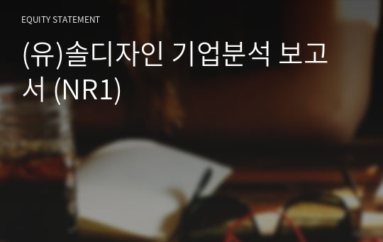 (유)솔디자인 기업분석 보고서 (NR1)