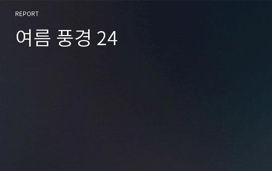 여름 풍경 24