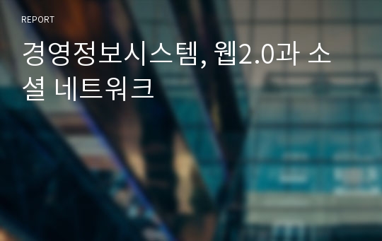 경영정보시스템, 웹2.0과 소셜 네트워크