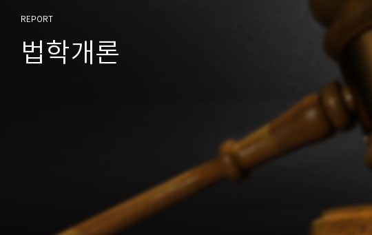 법학개론