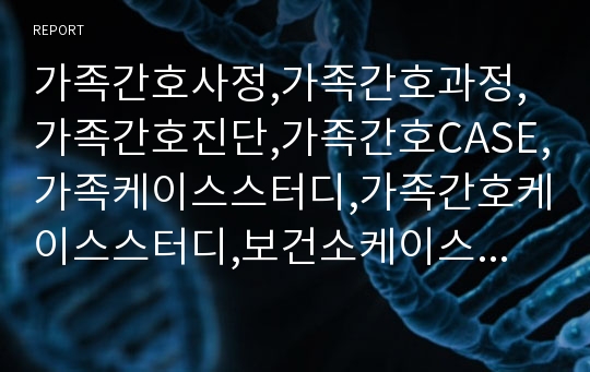 가족간호사정,가족간호과정,가족간호진단,가족간호CASE,가족케이스스터디,가족간호케이스스터디,보건소케이스,지역사회케이스