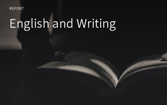 English and Writing