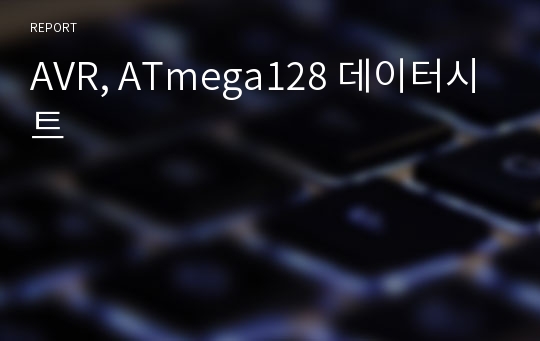 AVR, ATmega128 데이터시트