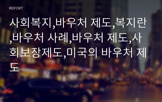 사회복지,바우처 제도,복지란,바우처 사례,바우처 제도,사회보장제도,미국의 바우처 제도