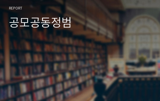 공모공동정범