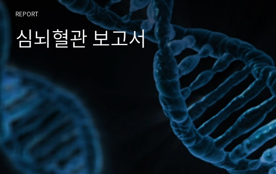 심뇌혈관 보고서