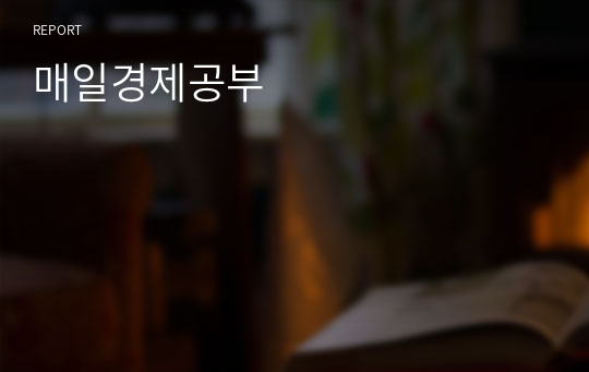 매일경제공부