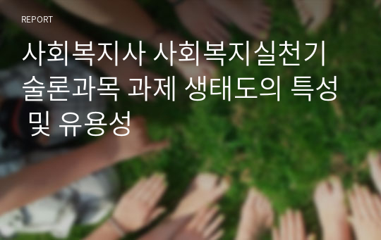 사회복지사 사회복지실천기술론과목 과제 생태도의 특성 및 유용성