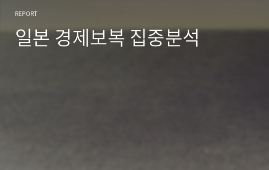 일본 경제보복 집중분석