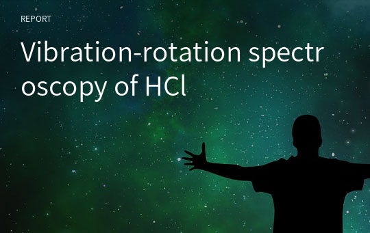 Vibration-rotation spectroscopy of HCl