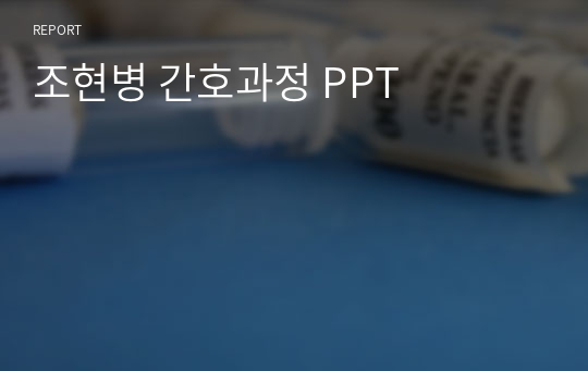 조현병 간호과정 PPT