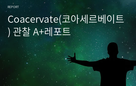 Coacervate(코아세르베이트) 관찰 A+레포트