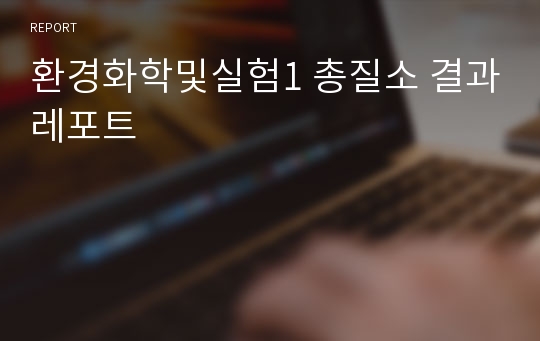 환경화학및실험1 총질소 결과레포트