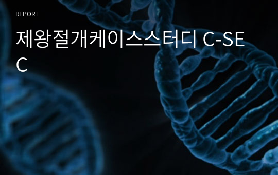 제왕절개케이스스터디 C-SEC