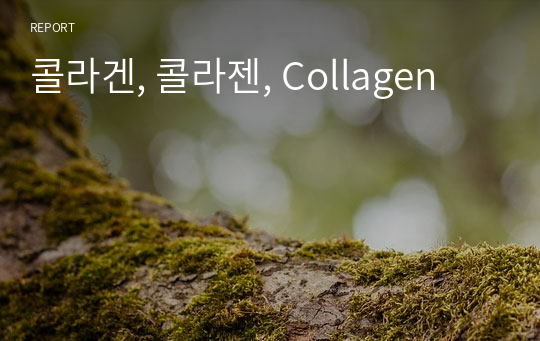 콜라겐, 콜라젠, Collagen