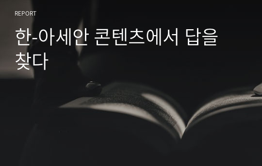 한-아세안 콘텐츠에서 답을 찾다