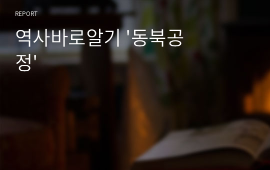 역사바로알기 &#039;동북공정&#039;