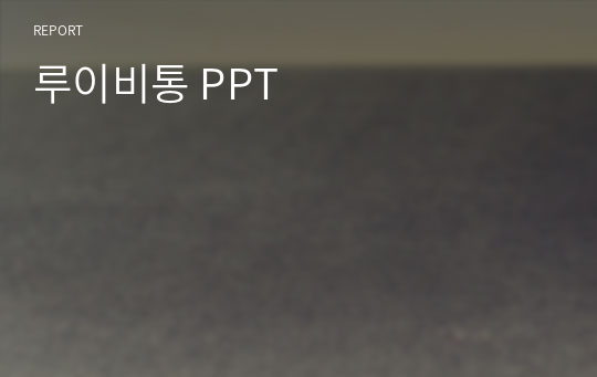 루이비통 PPT