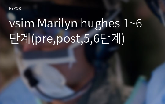 vsim Marilyn hughes 1~6단계(pre,post,5,6단계)