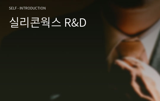 실리콘웍스 R&amp;D