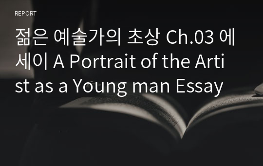 젊은 예술가의 초상 Ch.03 에세이 A Portrait of the Artist as a Young man Essay