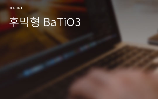 후막형 BaTiO3