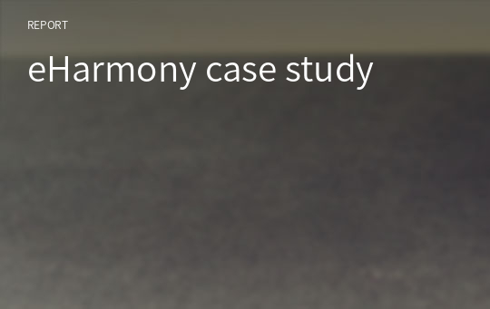 eHarmony case study