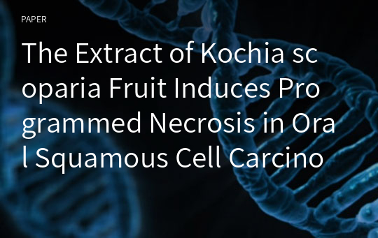 The Extract of Kochia scoparia Fruit Induces Programmed Necrosis in Oral Squamous Cell Carcinoma Cells