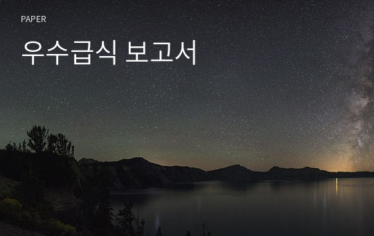 우수급식 보고서