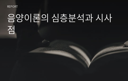 음양이론의 심층분석과 시사점